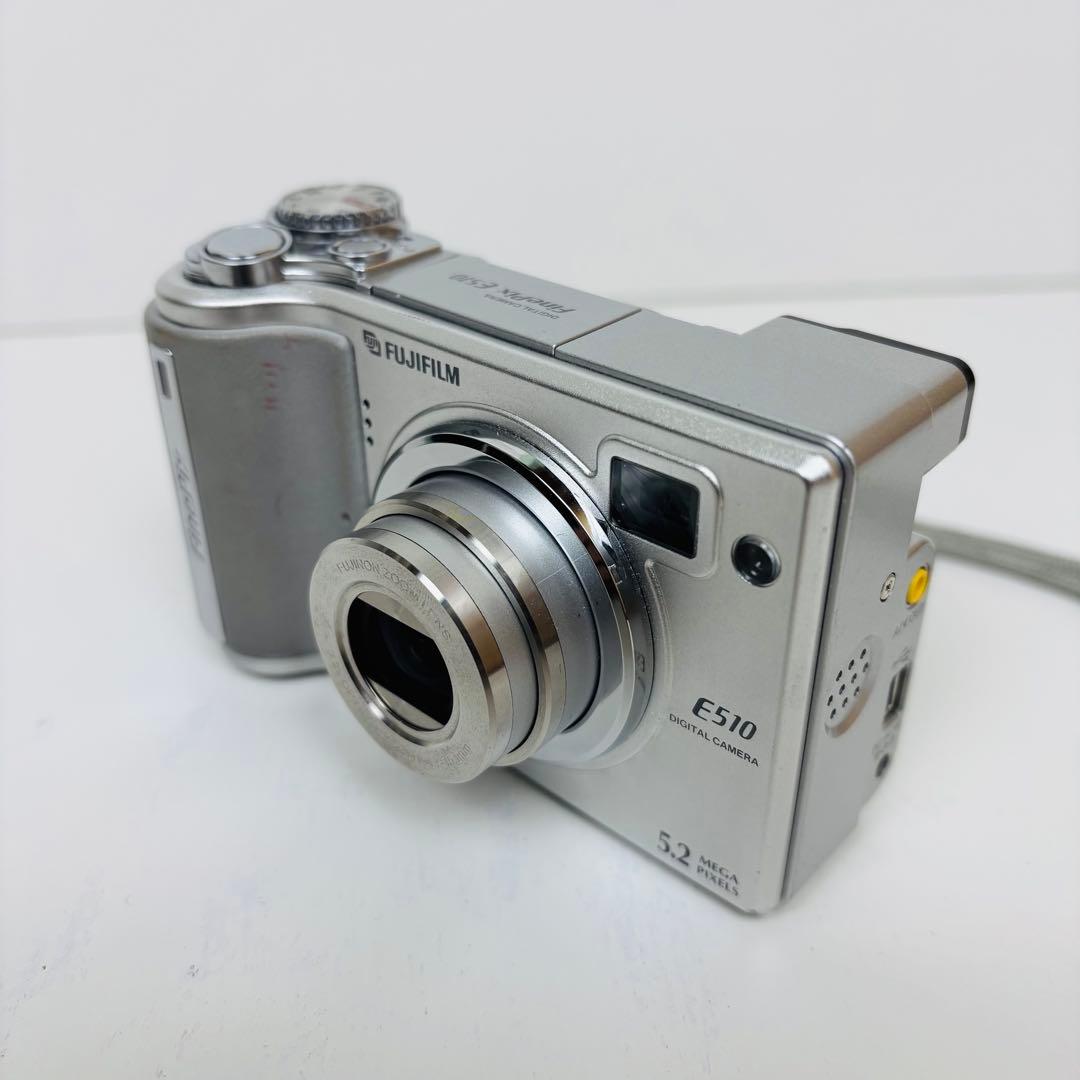 【美品】FUJIFILM finepix E510 オールドコンデジ　市販電池
