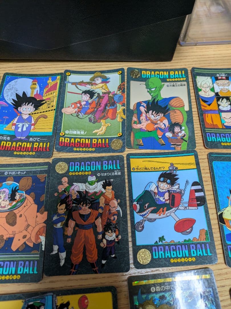 当時物ドラゴンボール ビジュアルアドベンチャーカード19種セット（キラ1枚有り）