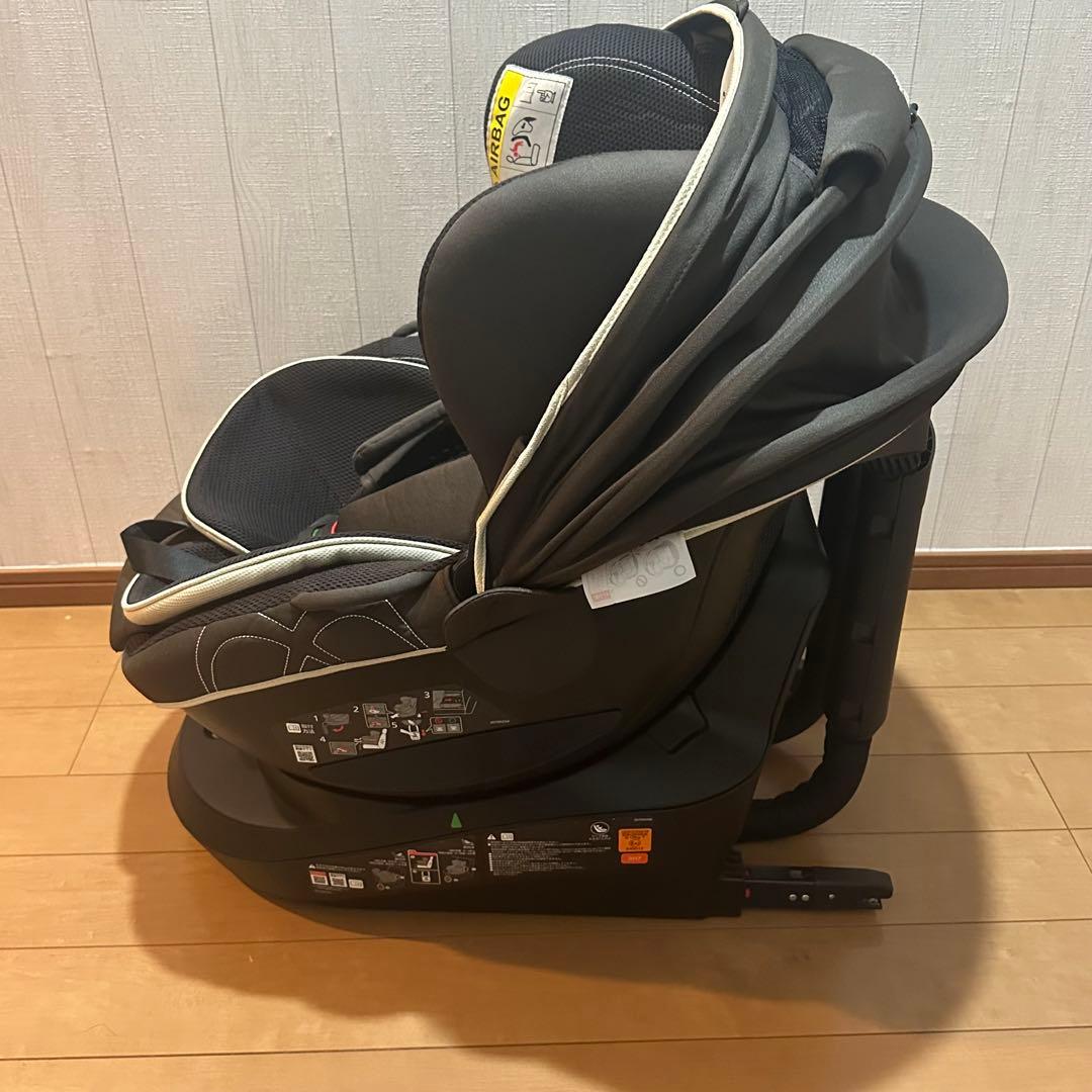 エールベベ クルット4i グランス チャイルドシート回転式 ISOFIXブラウン