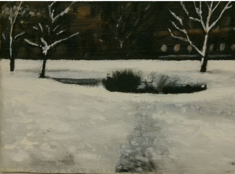 「ブルーモスク(トルコ)」 油彩 F8 1981年 商品管理番号E0…