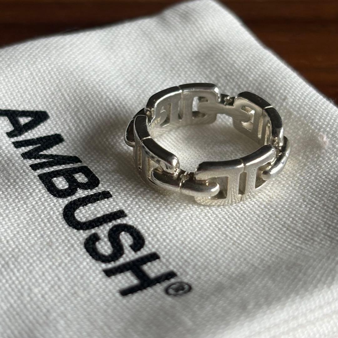 AMBUSH MONOGRAM CHAIN RING ABC さん専用