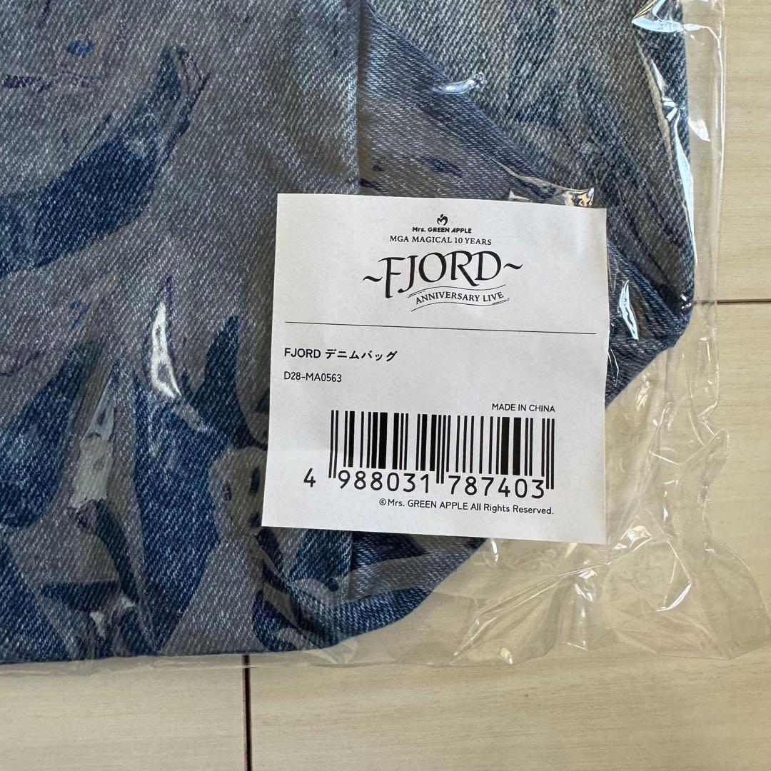 ミセスグリーンアップル FJORDデニムバッグ　トートバッグ　フィヨルド　ミセス