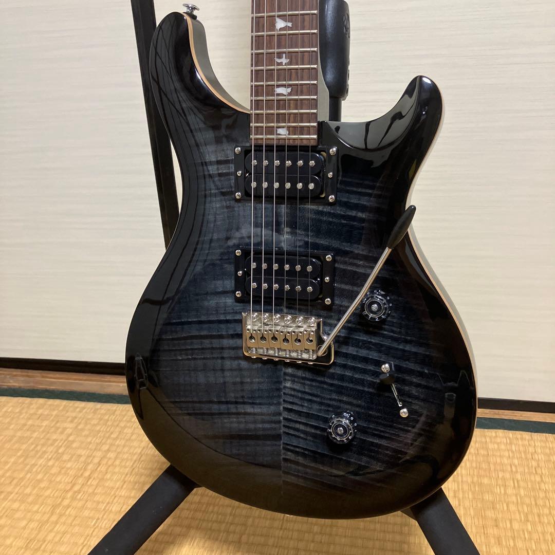 ギター PRS SE custom24 faded gray black