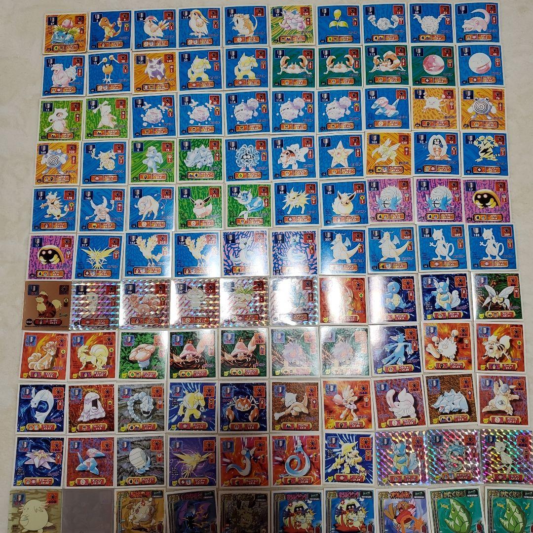 ポケモンシール列伝 185枚