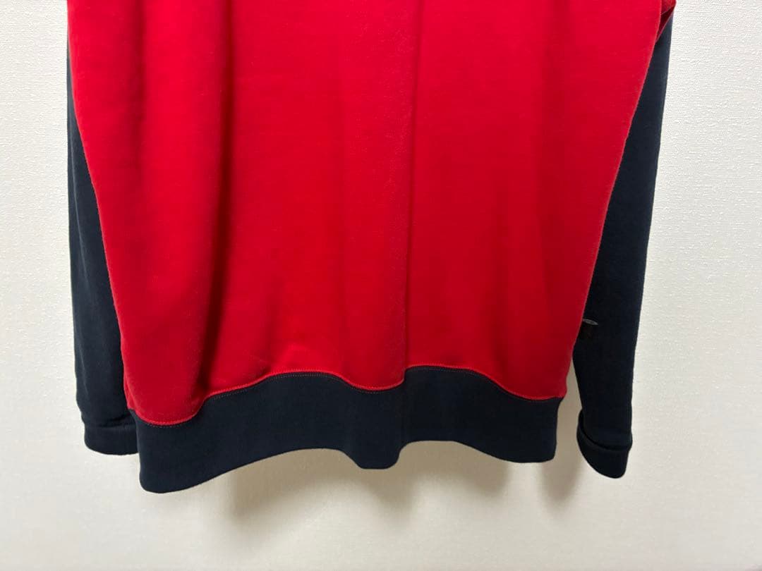 美品JORDANジョーダン メンズWBマービンバーシティ ボタンアップパーカーL