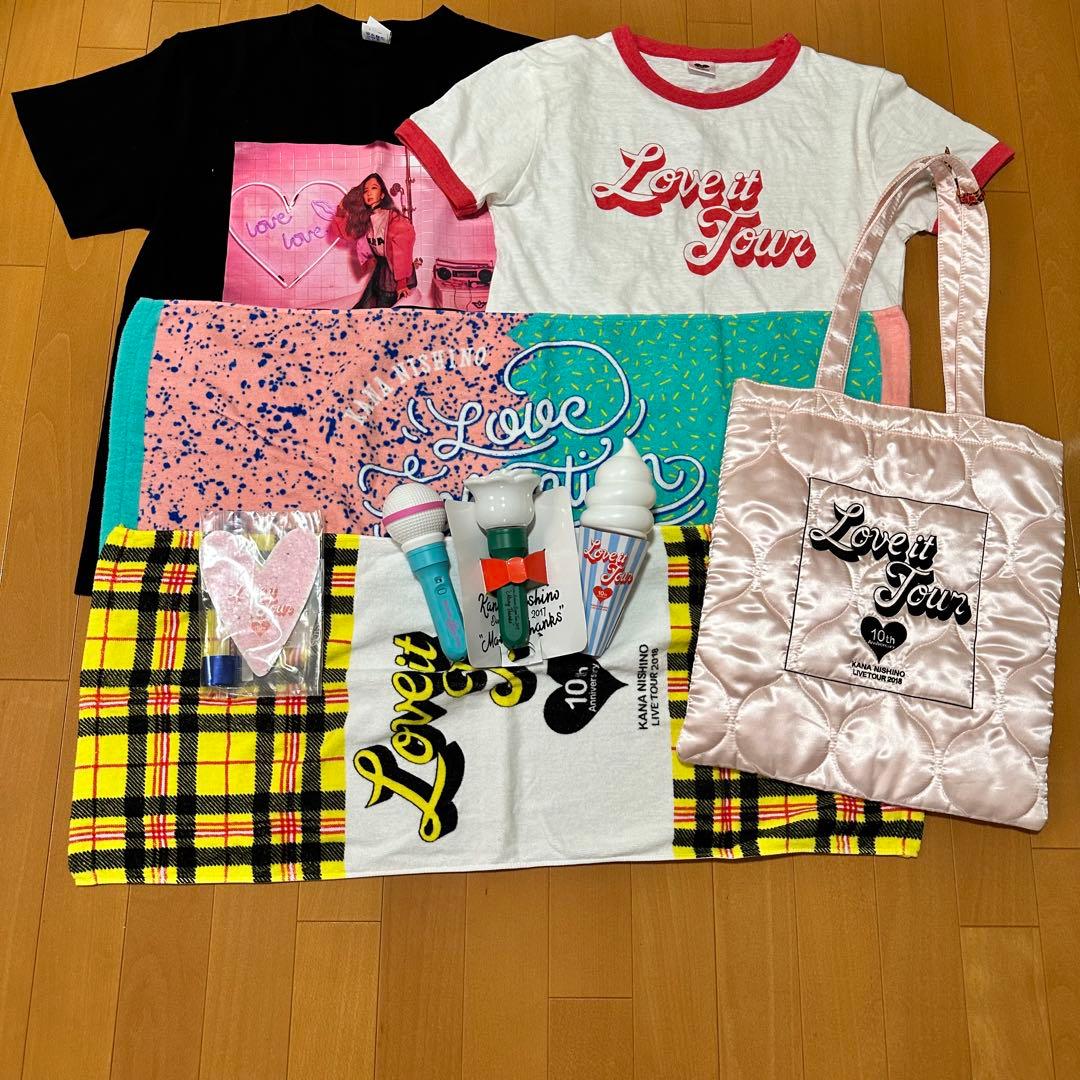 西野カナ ライブグッズ 9点セット