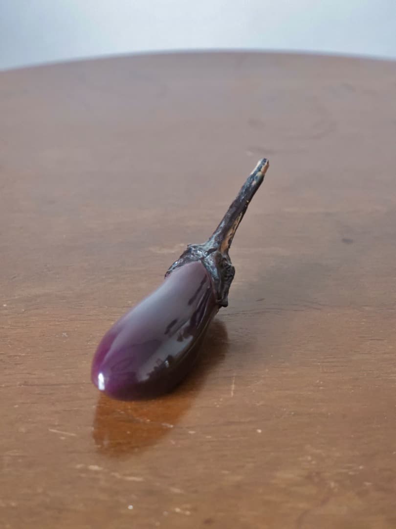 乾漆　茄子　香合　漆工芸　茶道具　香道具　箱付　Q2303