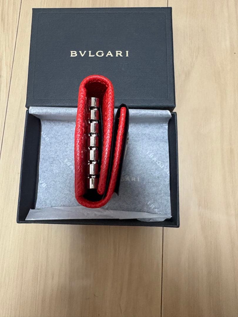 新品　未使用　ブルガリ　クリップ　キーホルダー　キーケース