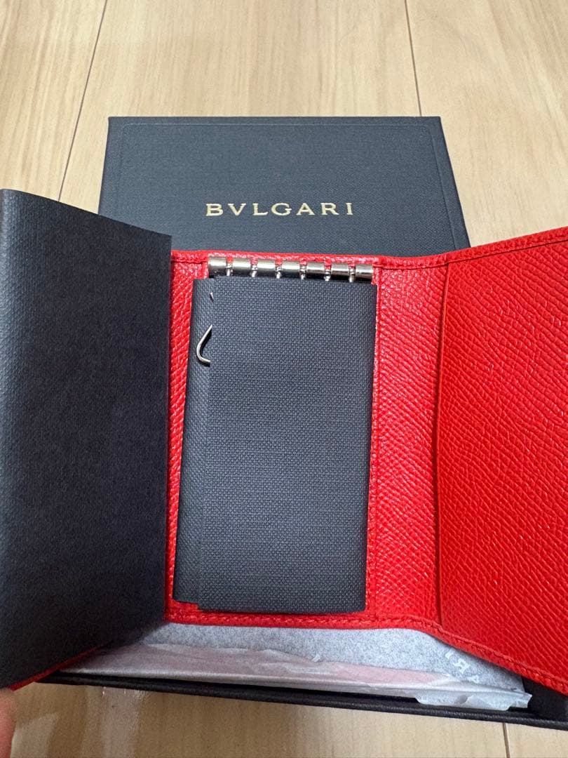 新品　未使用　ブルガリ　クリップ　キーホルダー　キーケース