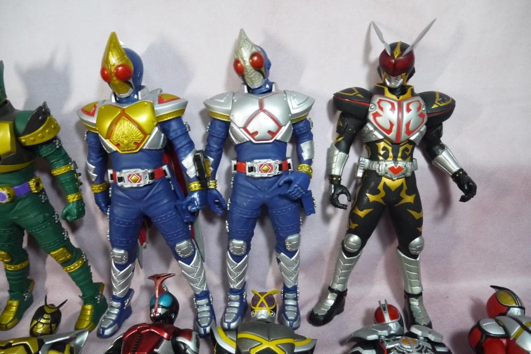ビッグサイズソフビフィギュア　仮面ライダー鎧武・ファイズ・カブトほか　20体