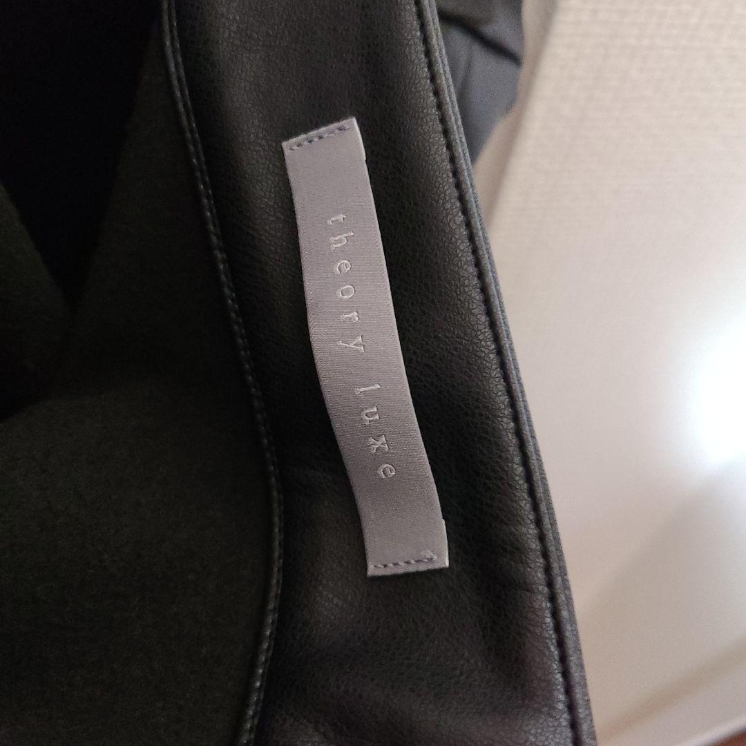 theory luxe 　フェイクレザースカート　36