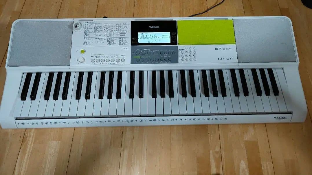 【中古】 カシオ 61鍵盤 電子キーボード LK-511 光ナビゲーション