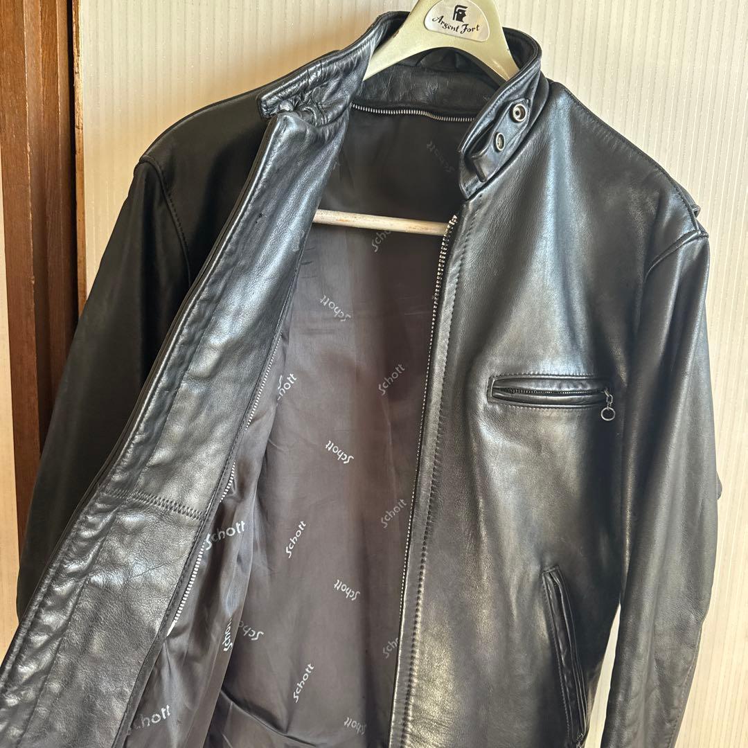 ショットシングルライダースsize40 141