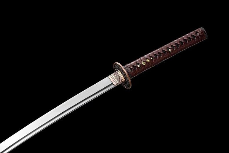 1066-武具 刀装具 日本刀　模造刀 居合刀 武士道 武蔵 鑑賞用 手鍛造打
