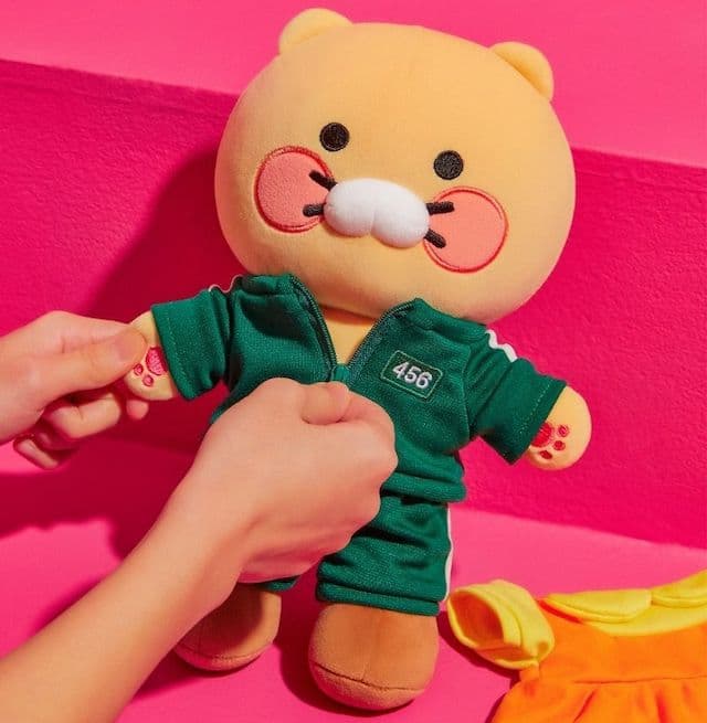 レア　新品ヨンヒXチュンシク着せ替えビッグぬいぐるみ　イカゲーム