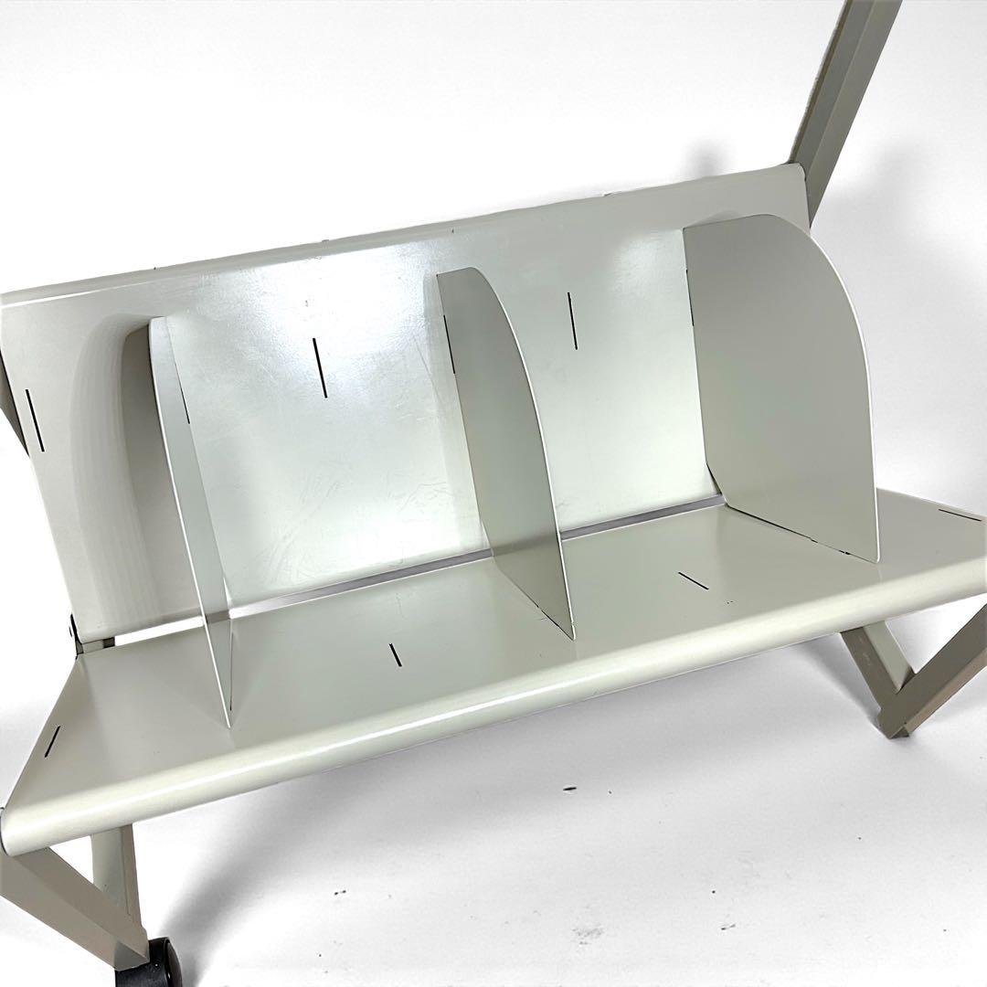 PLUS 2段 ファイルワゴン FY-9060F キャスター付き 本棚 書類整理