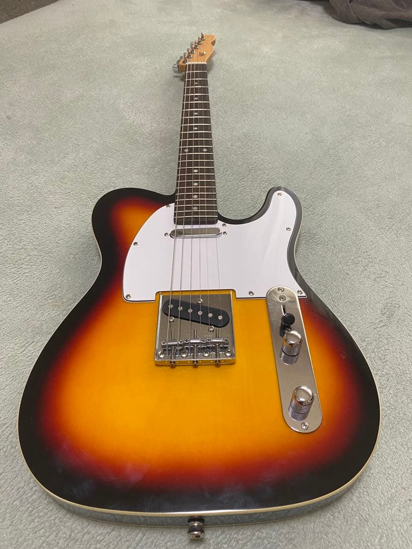 テレキャスター サンバースト　バインディング加工