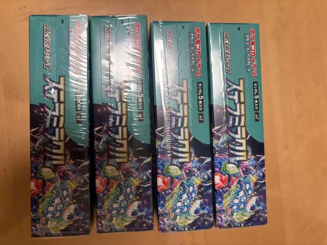 ポケモンカードゲームステラミラクル4BOX　未開封