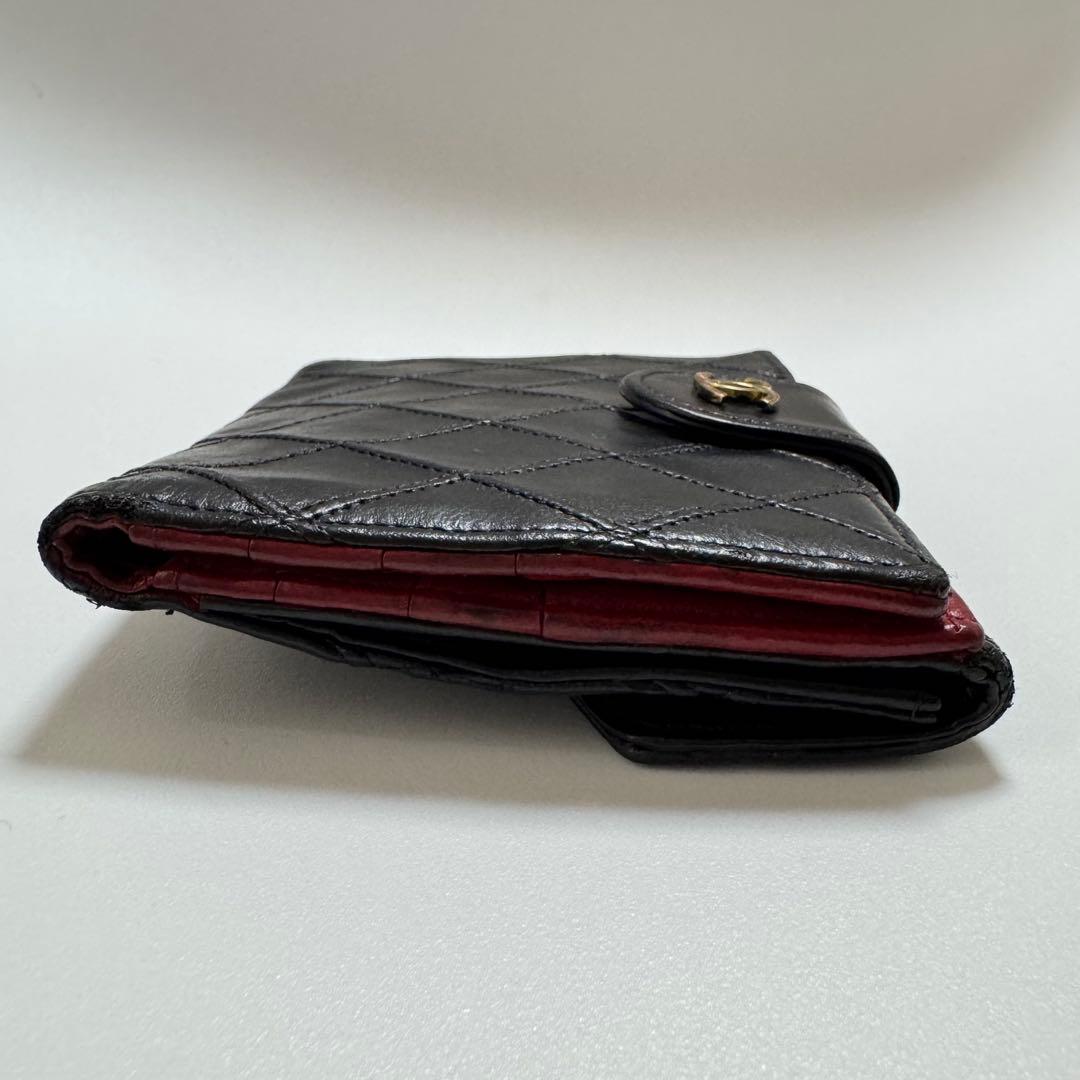 CHANEL シャネル 折り財布 ビコローレ ヴィンテージ Wホック ウォレット