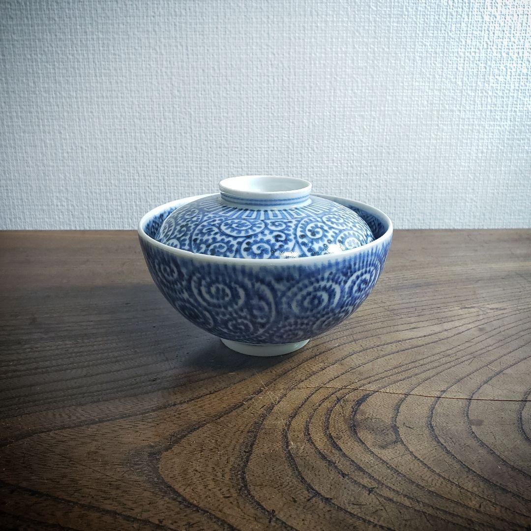 蓋物　蛸唐草　染付　松竹梅　古伊万里　訳あり