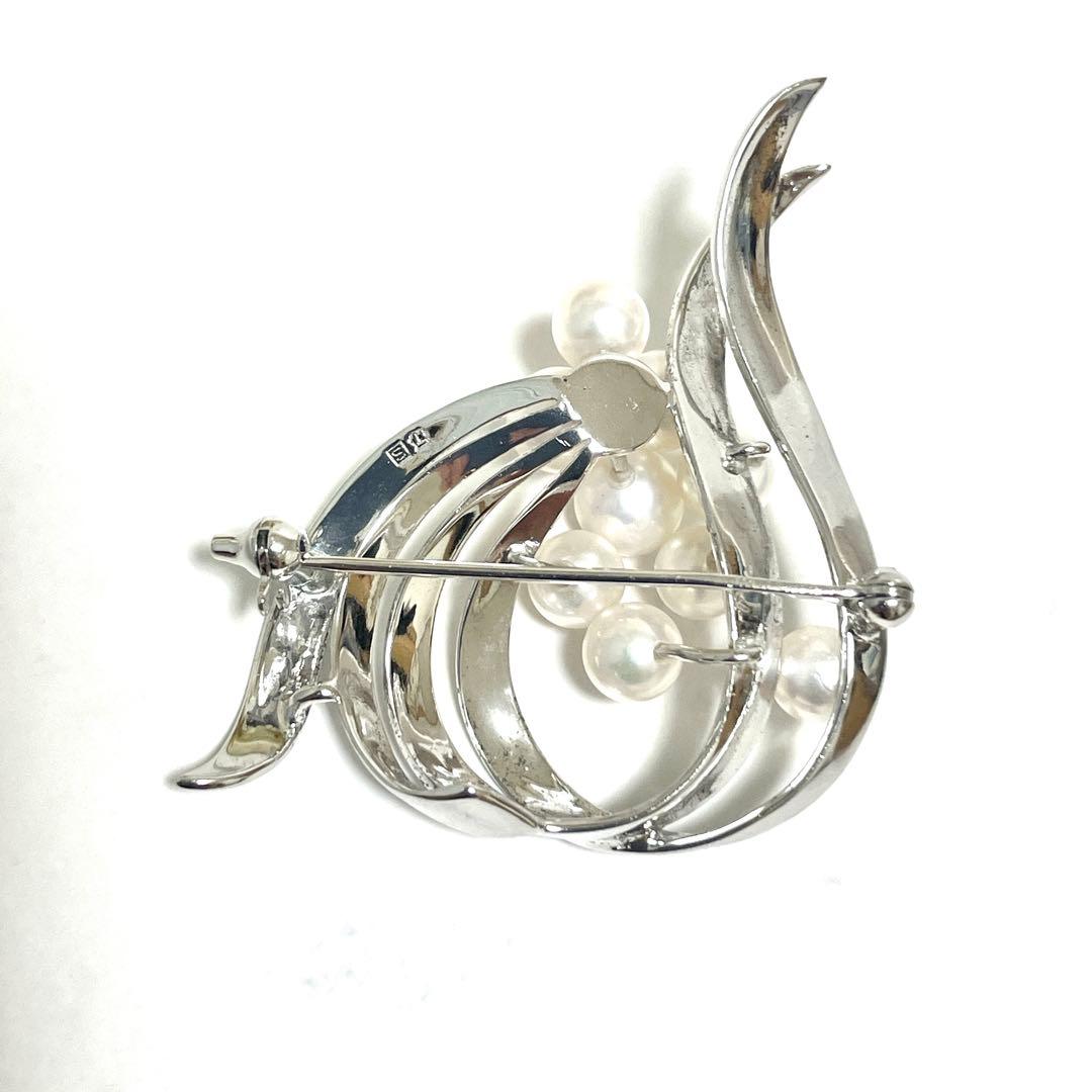 美品✨田崎真珠 TASAKI タサキ アコヤ真珠 パール ブローチ コサージュ