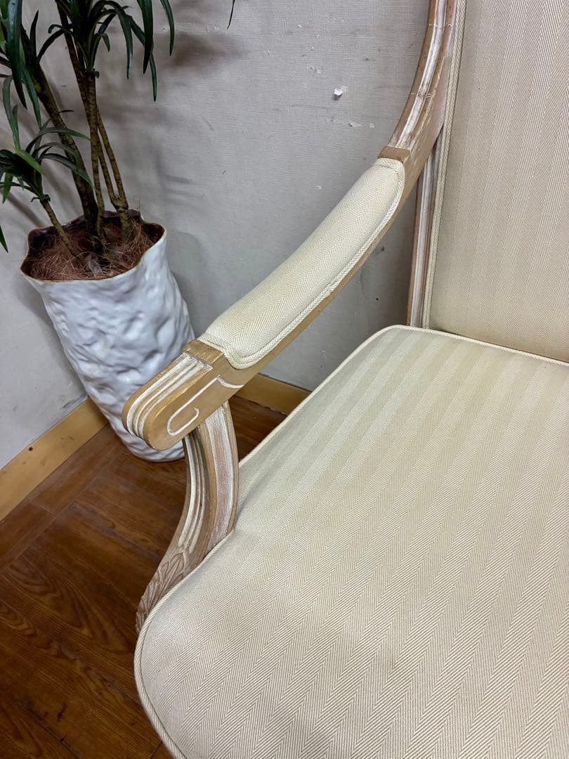 管417☆ フランス製☆ルイ13世☆アンティーク☆アームチェアー