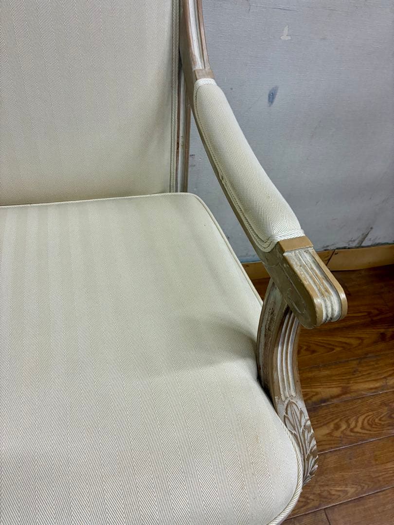 管417☆ フランス製☆ルイ13世☆アンティーク☆アームチェアー