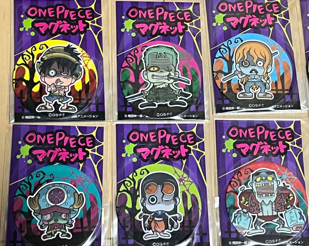 ゾンビ マグネット ワンピース 麦わらストア限定 20種セット ONEPIECE