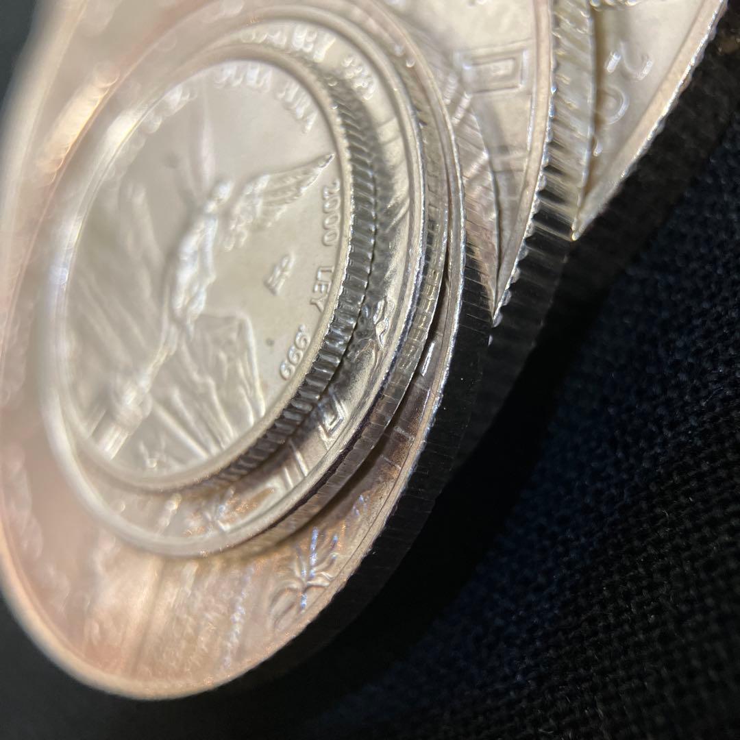 ダ*ー様 メキシコ リベルタード銀貨 2000年