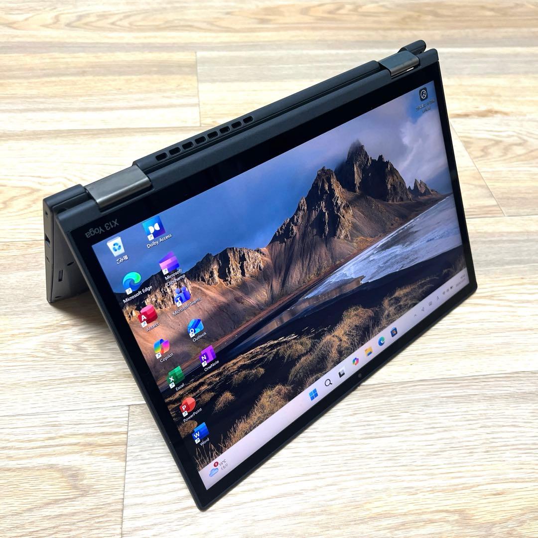 Windowsノート本体 Thinkpad X13 Yoga gen3 i5 1235U 16GB 256