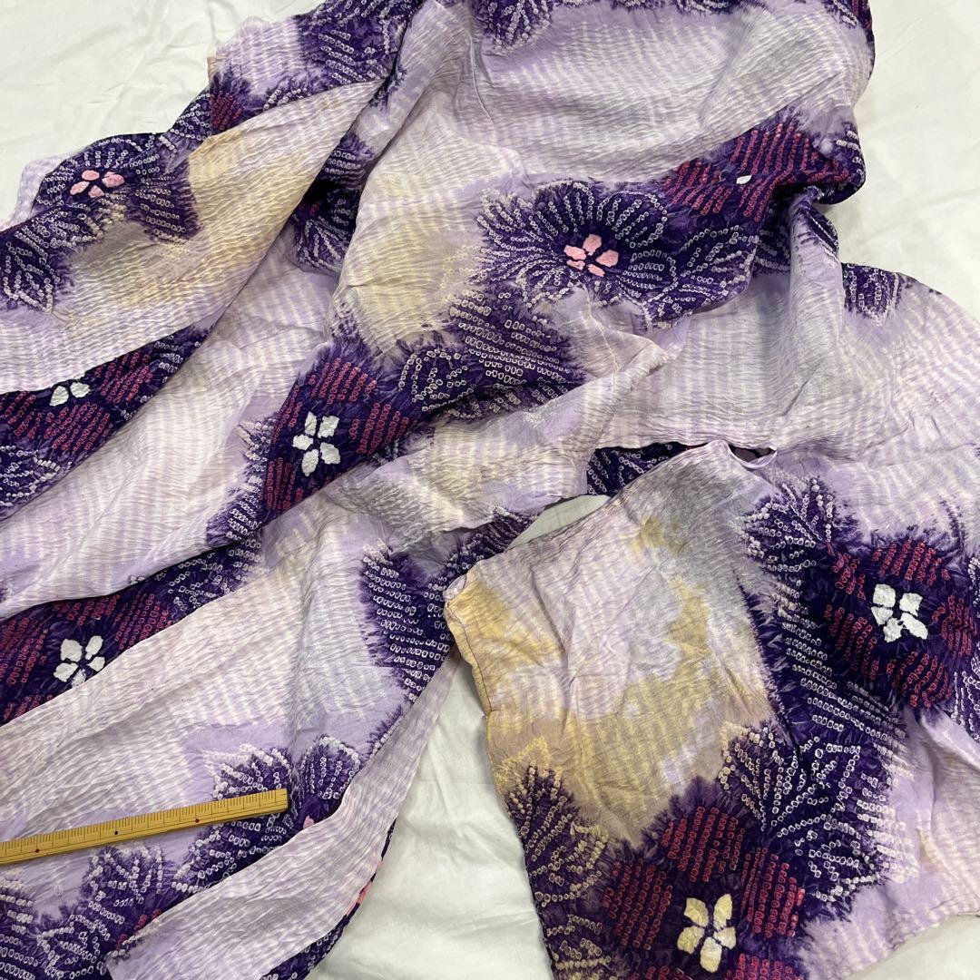 7 0 絞り浴衣 リメイク用