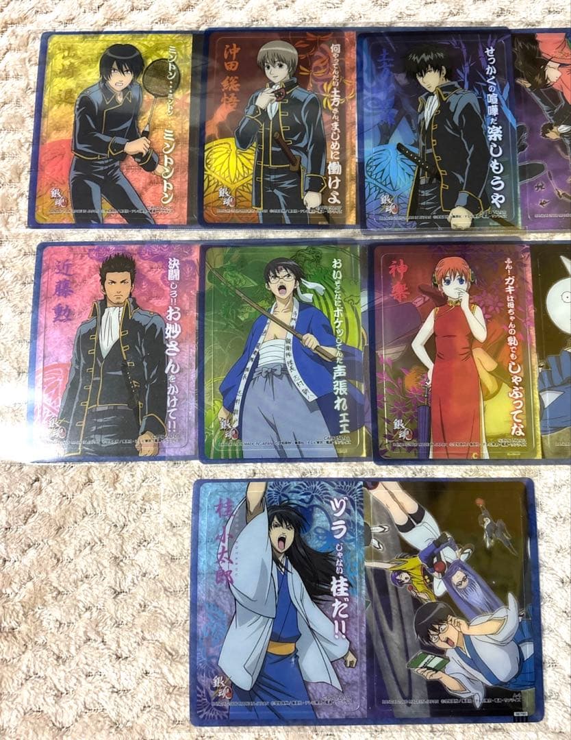 【希少 美品】 銀魂 名言・教訓かぁどガム クリアカード つながるカード 28枚