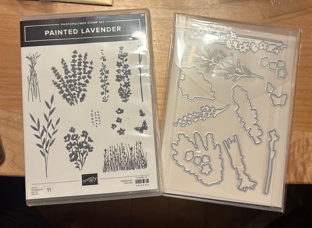 １点限り♡スタンピンアップ　新作ラベンダースタンプ&ダイ