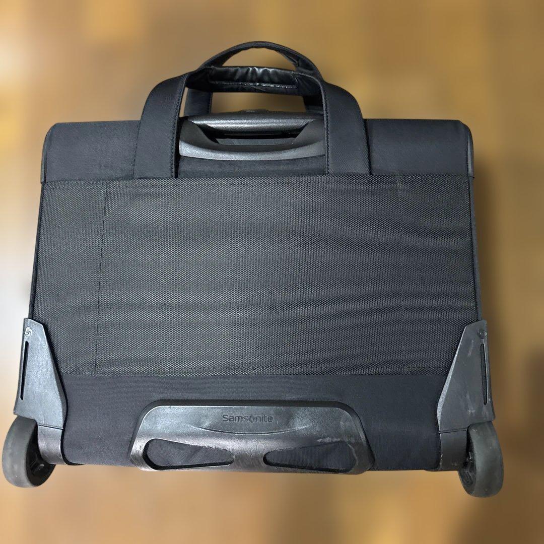 美品　Samsonite ROLLING TOTE BLACK
