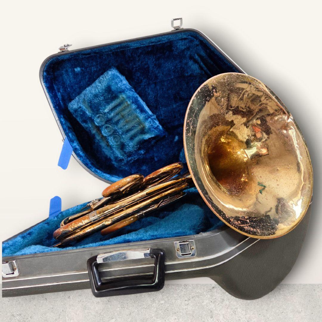 ヤマハ フレンチ ホルン YHR-313　ジャンク　ケース　マウスピース