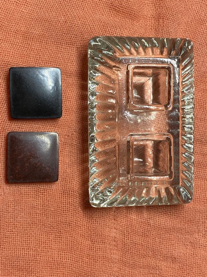 アンティーク　硝子製インク瓶