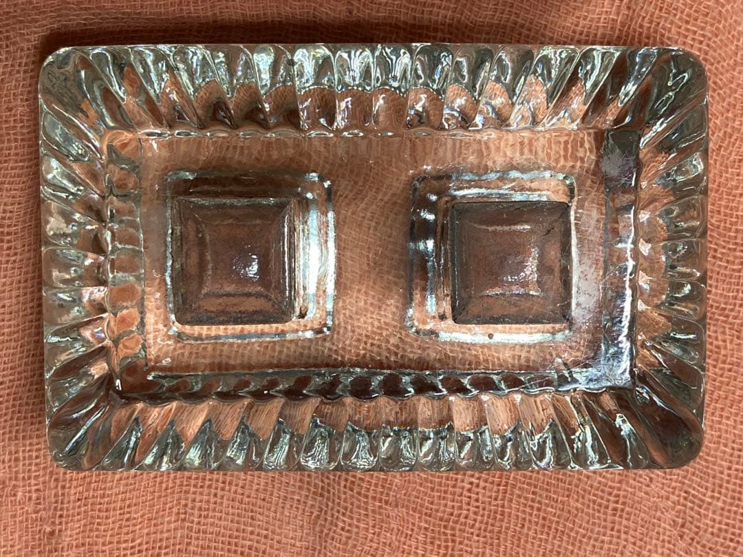 アンティーク　硝子製インク瓶