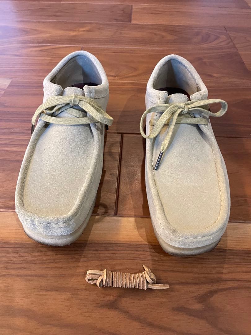 クラークス　ワラビー　メープルスエード