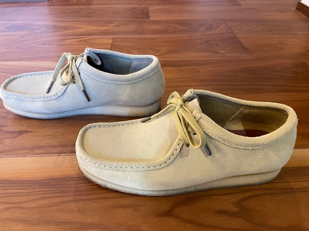 クラークス　ワラビー　メープルスエード