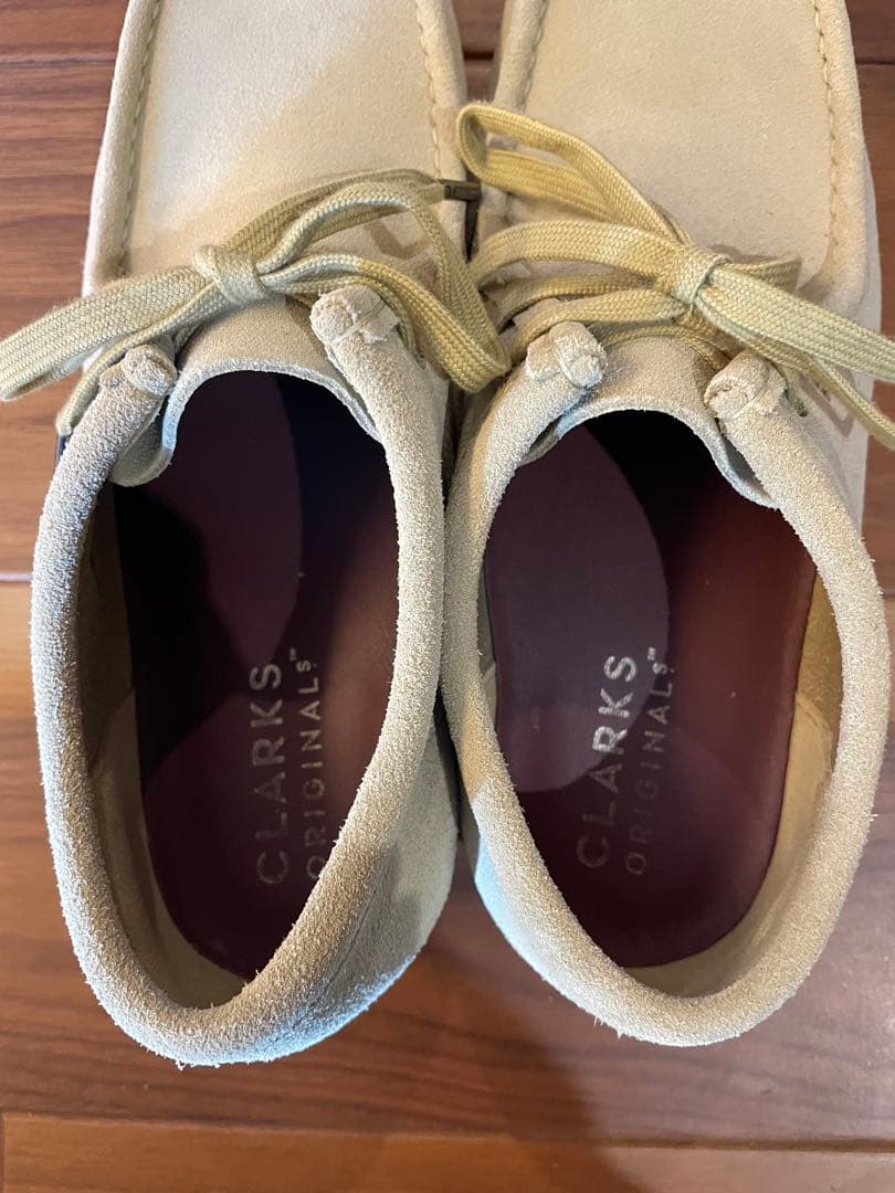 クラークス　ワラビー　メープルスエード