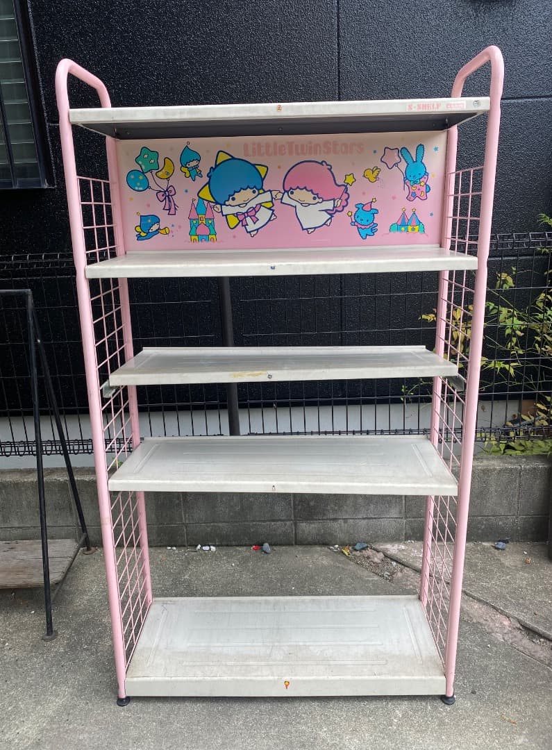 希少 サンリオ リトルツインスターズ スチールラック