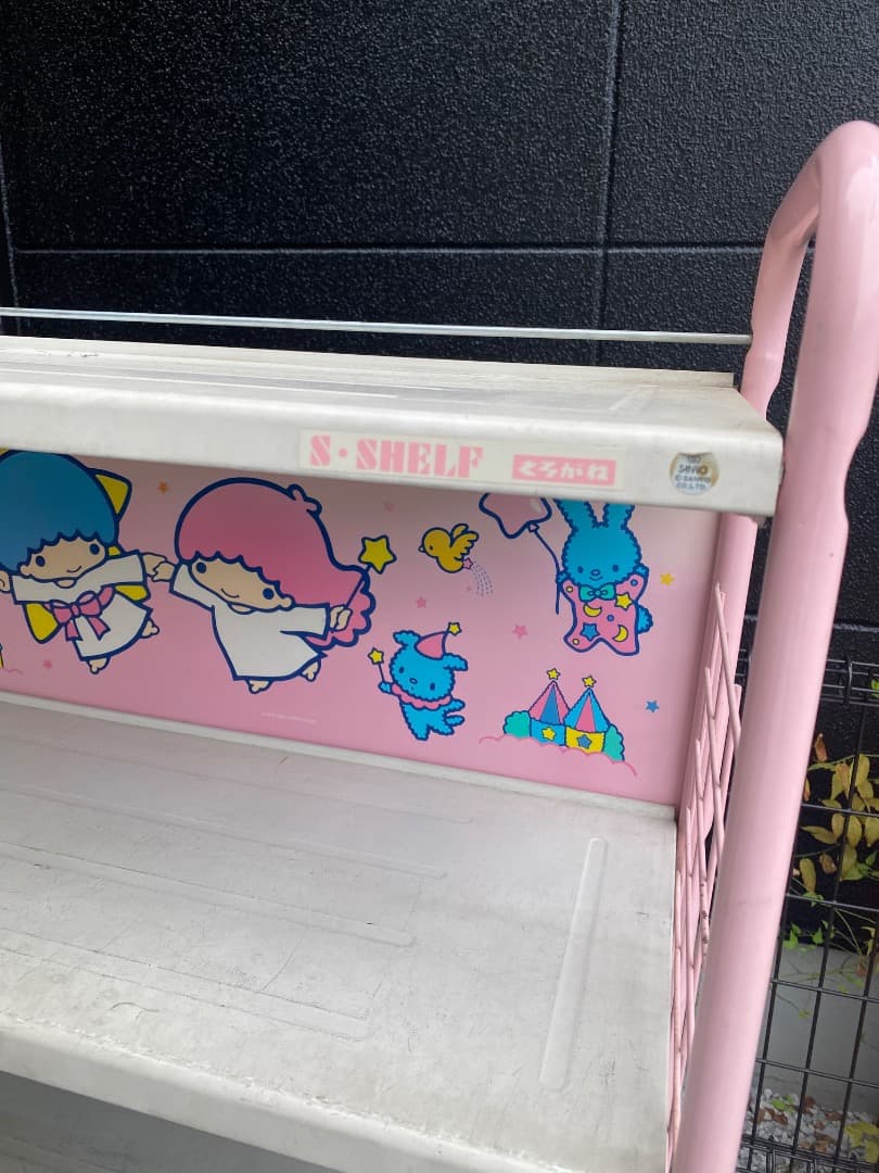 希少 サンリオ リトルツインスターズ スチールラック
