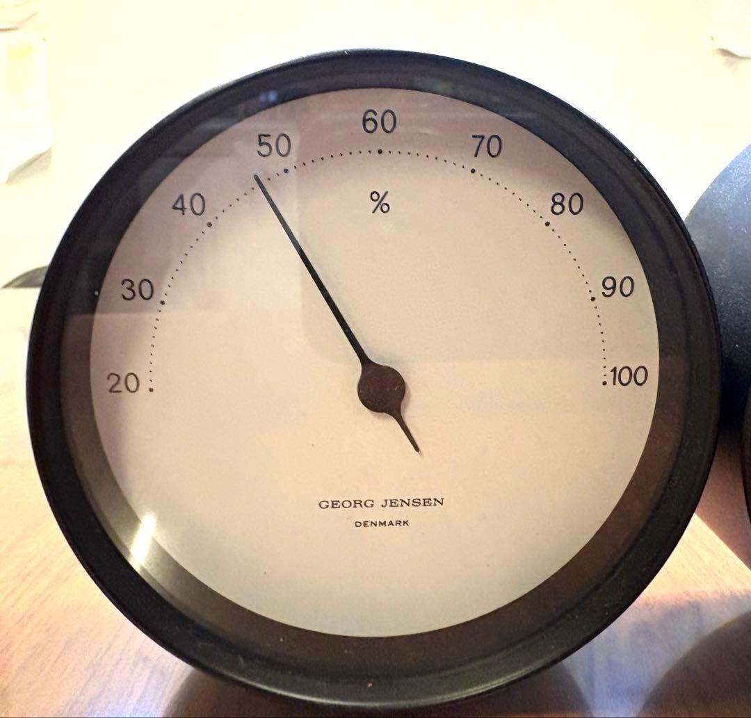 ジョージジェンセン×ロイヤルコペンハーゲン 温度計＆時計　 北欧ビンテージ