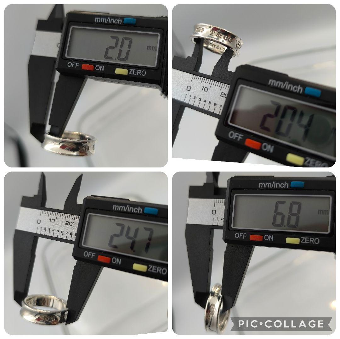 極美品✨Tiffany&Co. 1837 ナローリング 22号 シルバー925