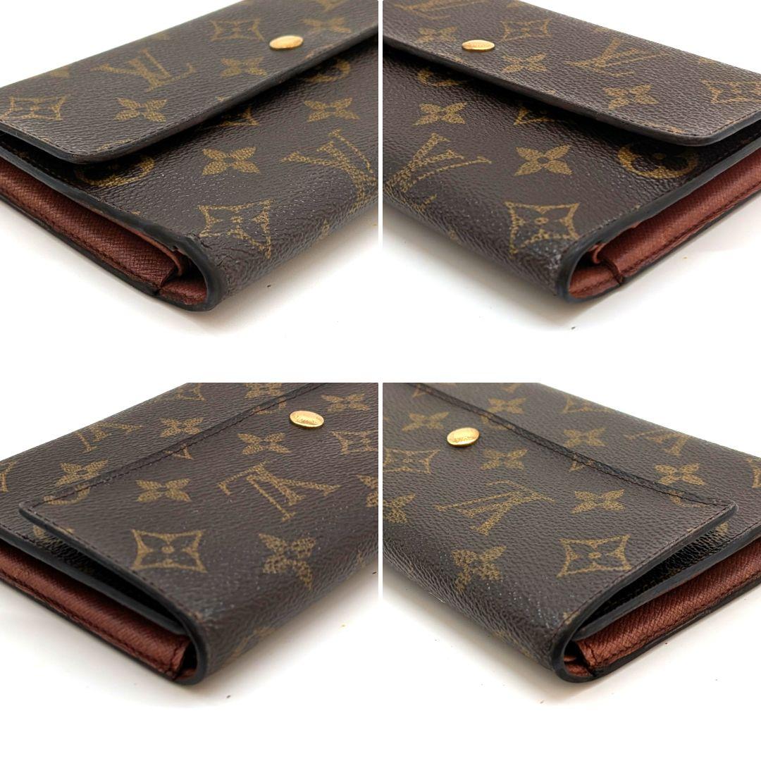 ルイヴィトン モノグラム インターナショナル 三つ折り 長財布 B50