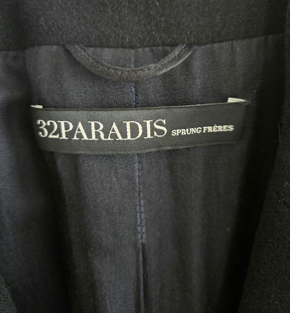 32PARADIS 黒 チェスターコート Deuxieme Classe