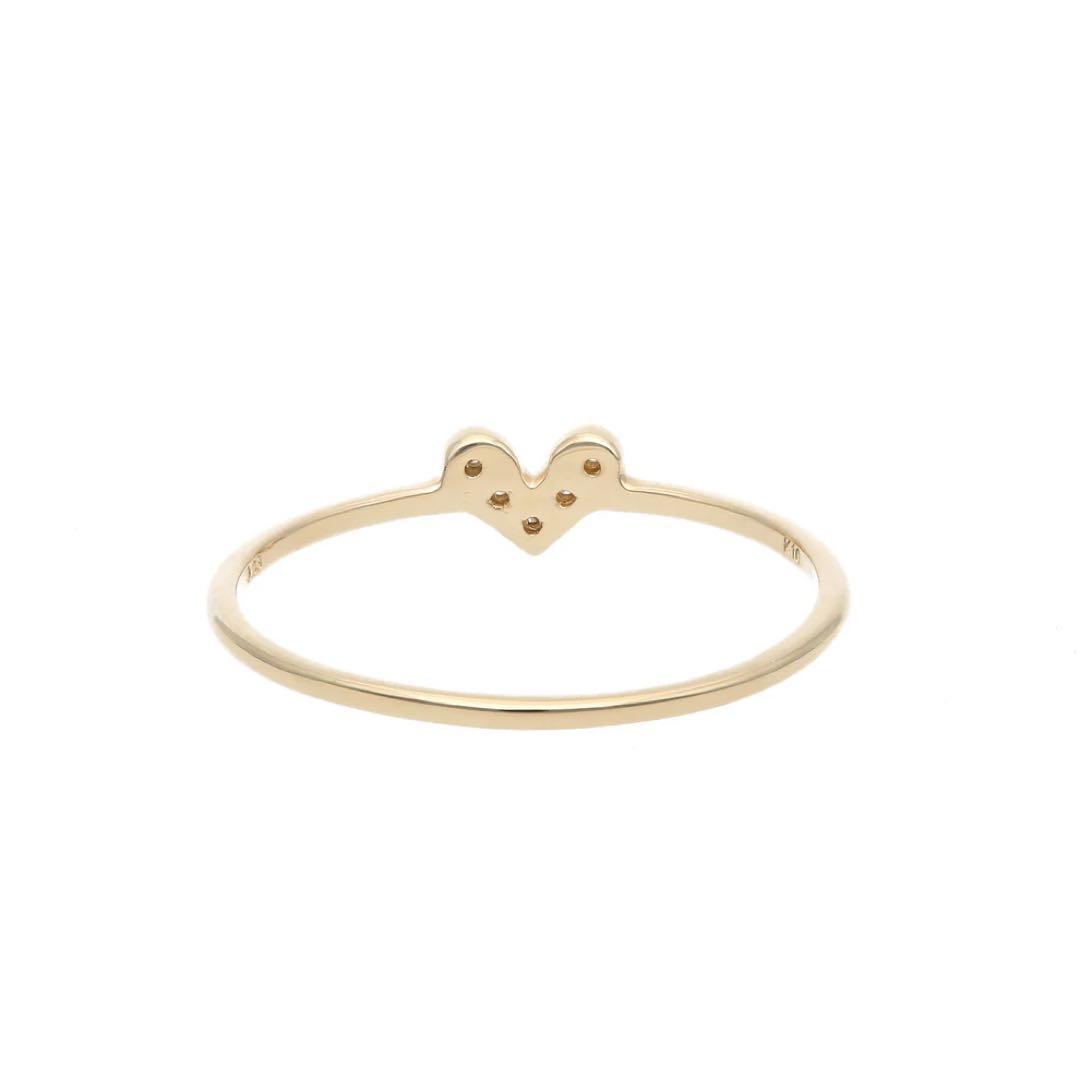 ジュエルクローゼットk10 ハートダイヤモンドリング