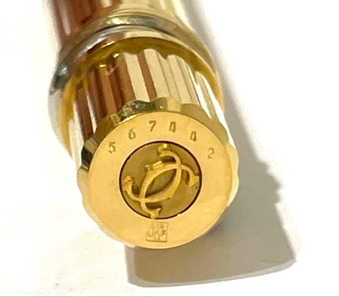 Cartier マスト ドゥ カルティエ ボールペン ツイスト式 ゴールド