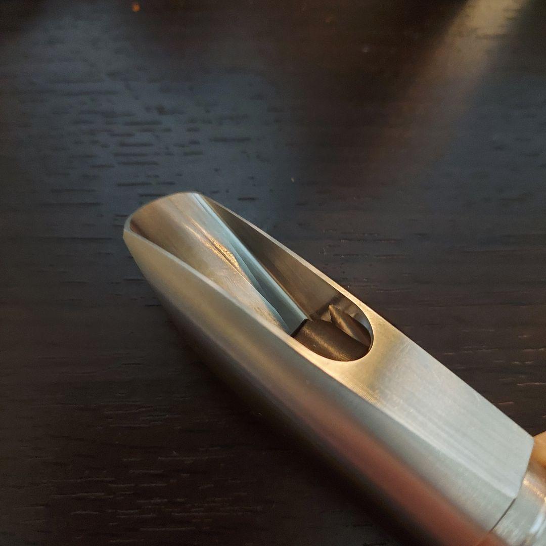 ソプラノサックス　マウスピース　ピーターポンゾール　メタルマウスピース