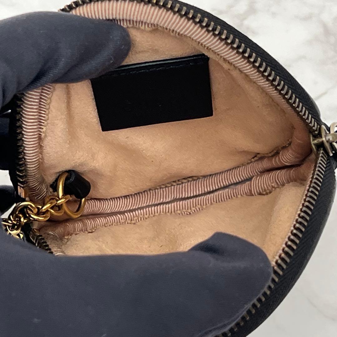 グッチ GGマーモント パース ケース ブラック GUCCI